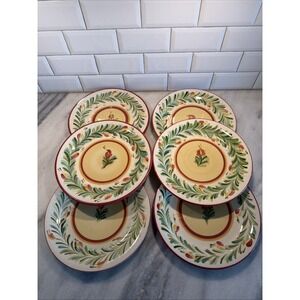 Set Of 6 Gail Pittman Southern Living SIENNA   10 1/2" DINNER PLATE GW009